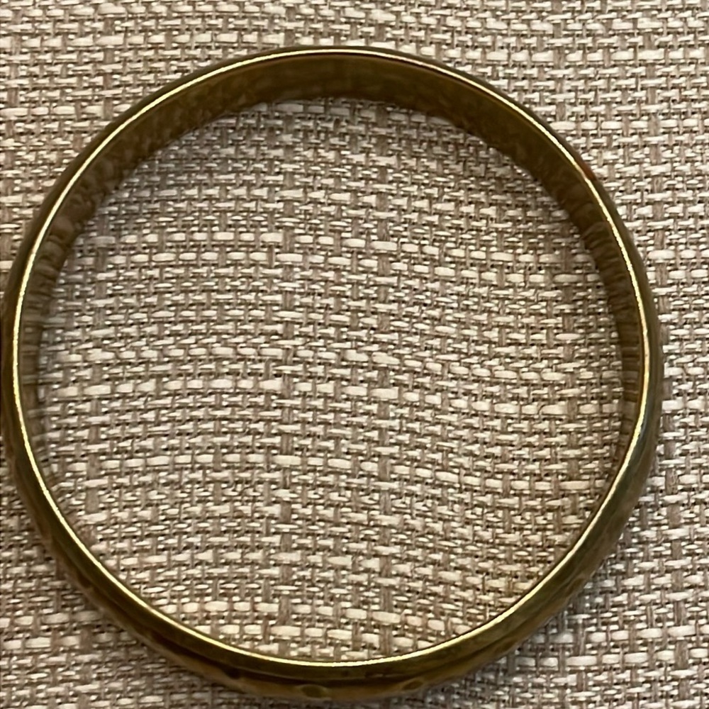 VTG : Copper Bangle Bracelet Patina Finish : Boho : Chic Style 8 inches - Picture 2 of 6